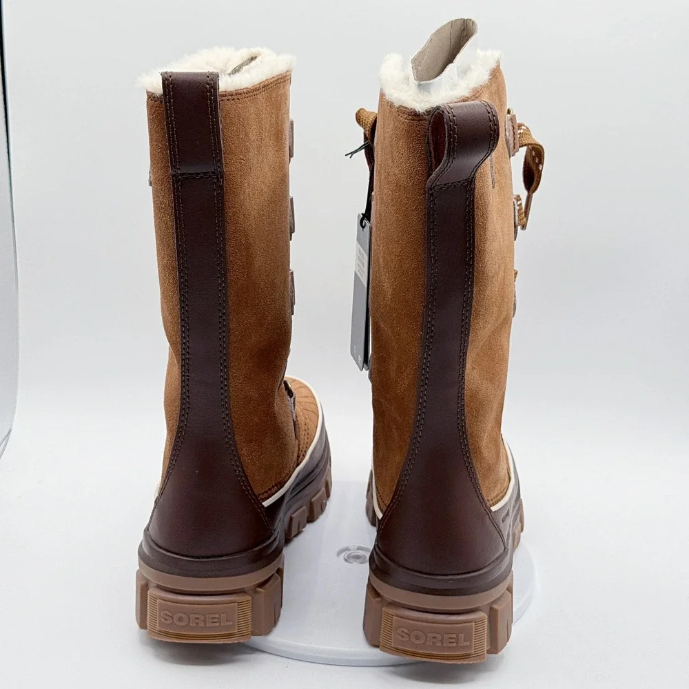 Sorel Tivoli V Tall Boot / Size 8.5 Womens / Tan Tobacco SuedeNL5114-242